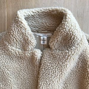 H&M Light Camel Teddy Coat